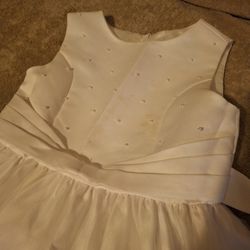 White Girls Formal Dress