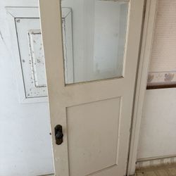 Vintage Door With Window 