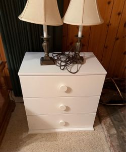 Like New - IKEA GODISHUS 3-Drawer White Dresser - Fully Assembled