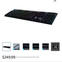 logitech g915 wired rgb mechanical gaming keyboard