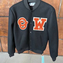 Brand New Offwhite Varsity Jacket