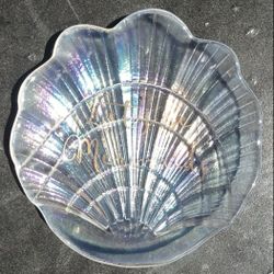 5 1/2 × 5 1/2 Ring Dish, Says, " Let's Be Mermaid's "