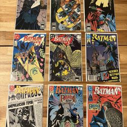 Batman Comic Book Lot (15), DC Comics, 1989-95