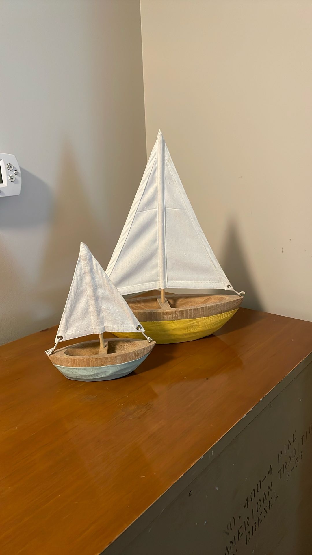 Wooden Boat Decor