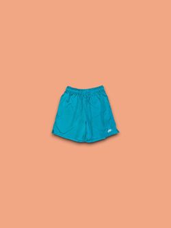 Nike sportswear woven flow mesh lined shorts teal blue men’s small