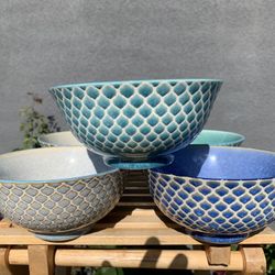 Set 6 Ps De tazones de porcelana