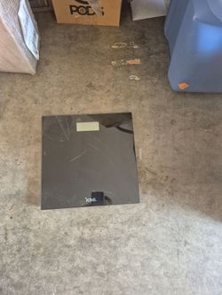 Talking bathroom scale