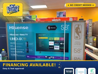 58”HISENSE ROKU SMART TV 4K