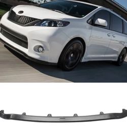 11-17 Toyota Sienna XL30 SE MP Style Front Bumper Lip Spoiler Body Kit ABS