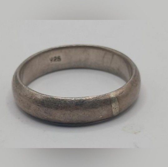 Sterling silver band Sz 9