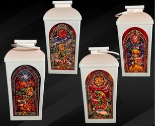 Solar Lantern With Legend Of Zelda Pictures On All Sides