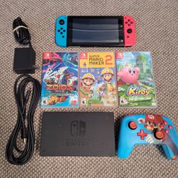 Nintendo Switch Mario Kirby Console Bundle