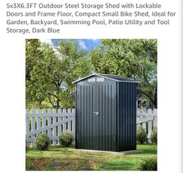 Outdoor storage shed! New in box!