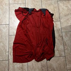 Red and Black Cape Costume
