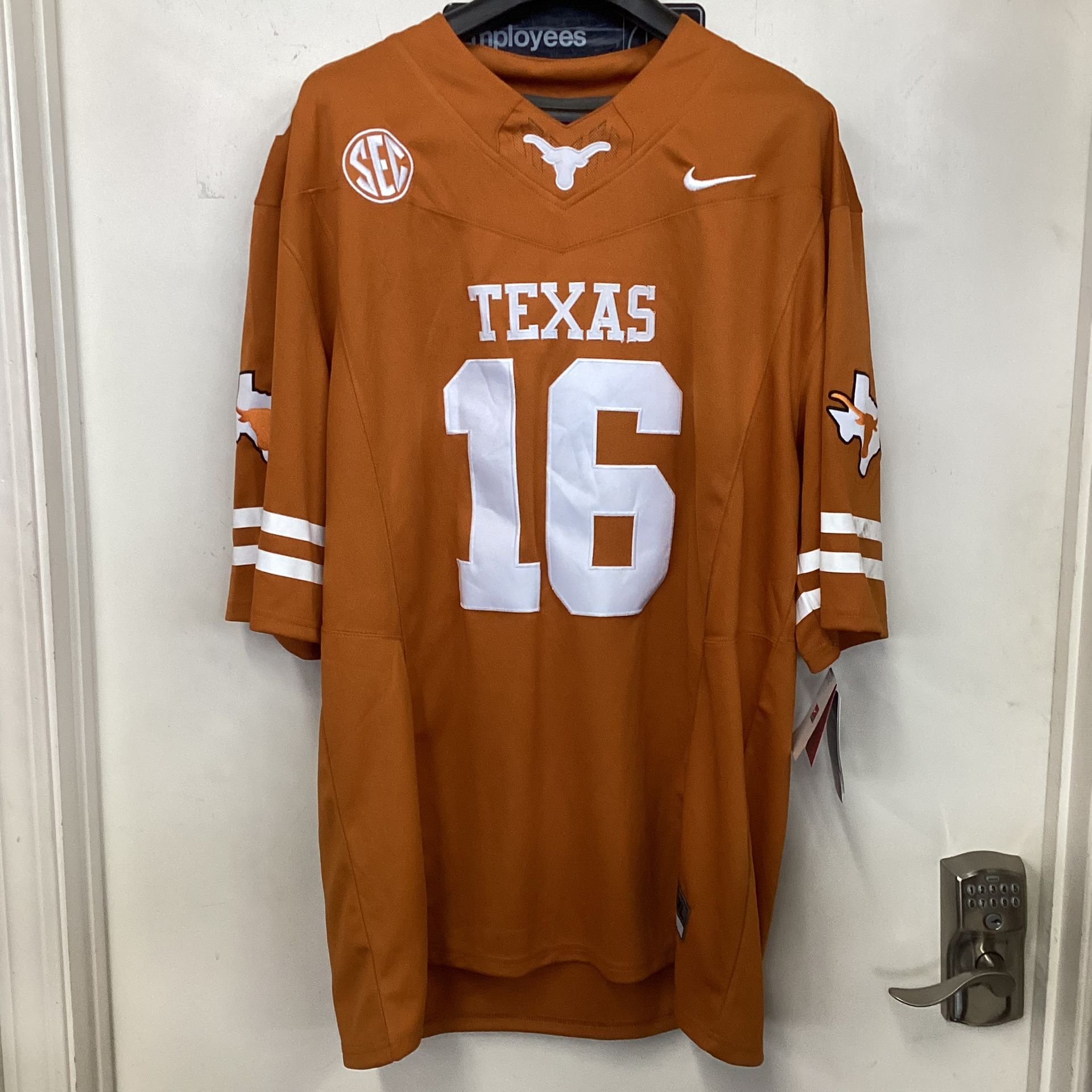 *NEW WITH TAGS* Nike Texas Longhorns #16 Arch Manning Stitched Jersey Men’s: XXXL 