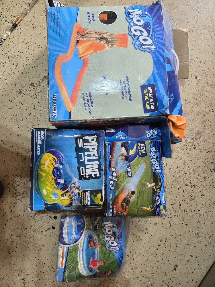 Inflatable Water Slides Baby Pools And Snow Tube
