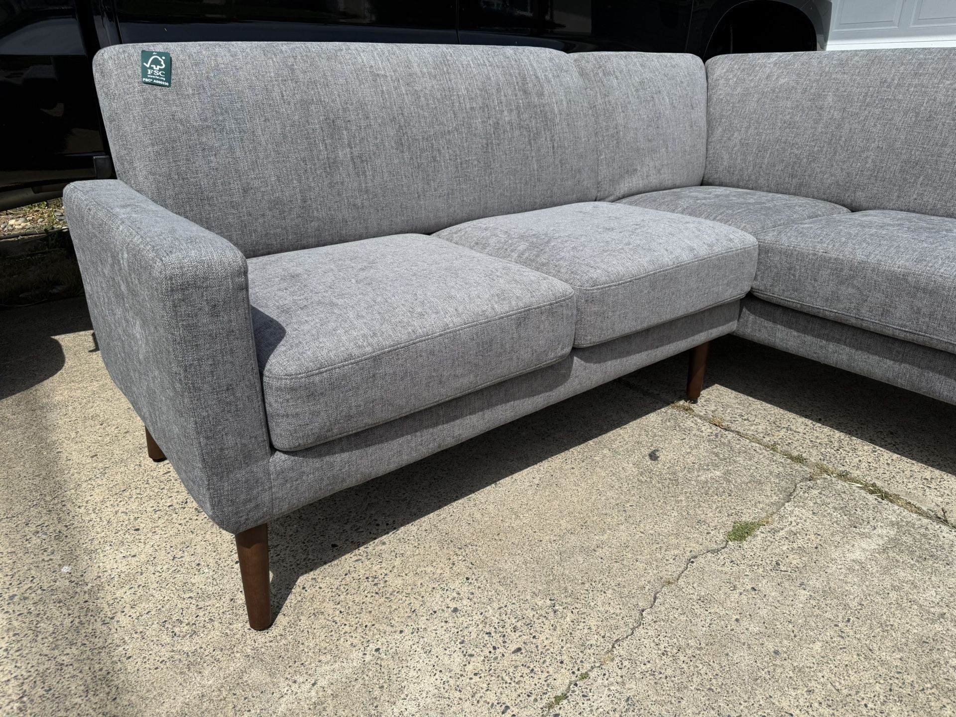 Sectional Sofa Sectional Couch Grey Sofa Small Sofa Free Delivery