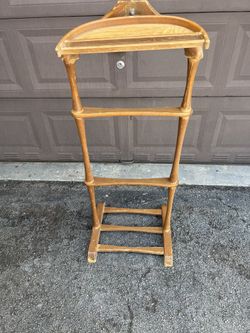 Vintage Wood Valet 