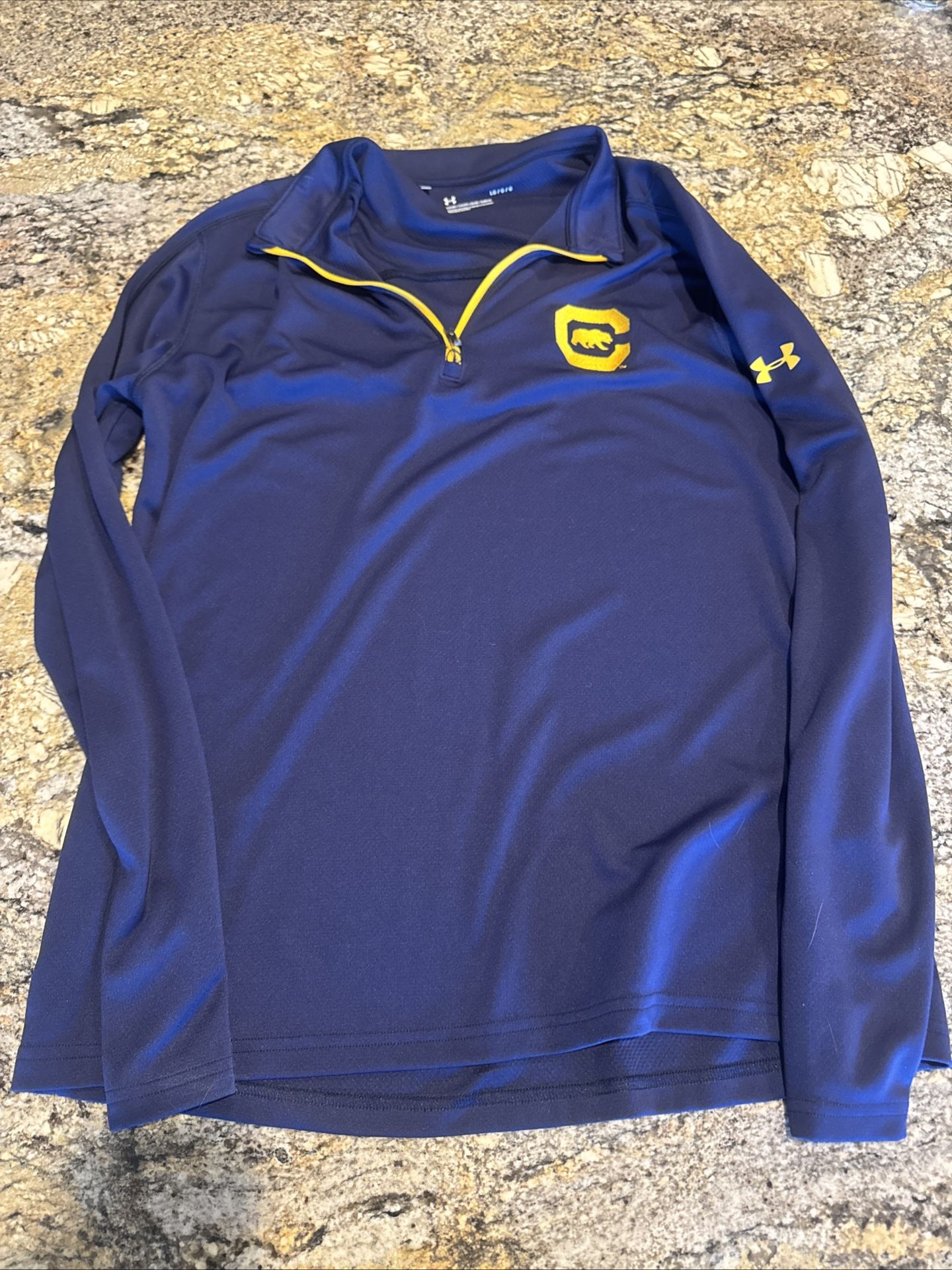 UA University of California Berkeley Golden Bears 1/4 Zip Pullover Fleece Mens L