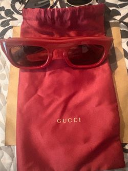 Red Gucci Sunglasses