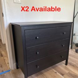 2x IKEA Dressers black “HEMNES”