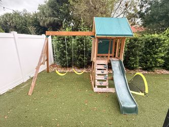 Kids Playhouse  Swing and slide