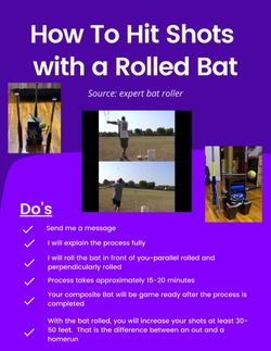 Baseball/Softball Composite Bat Rolling Done Right