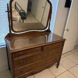 Dresser with Mirror