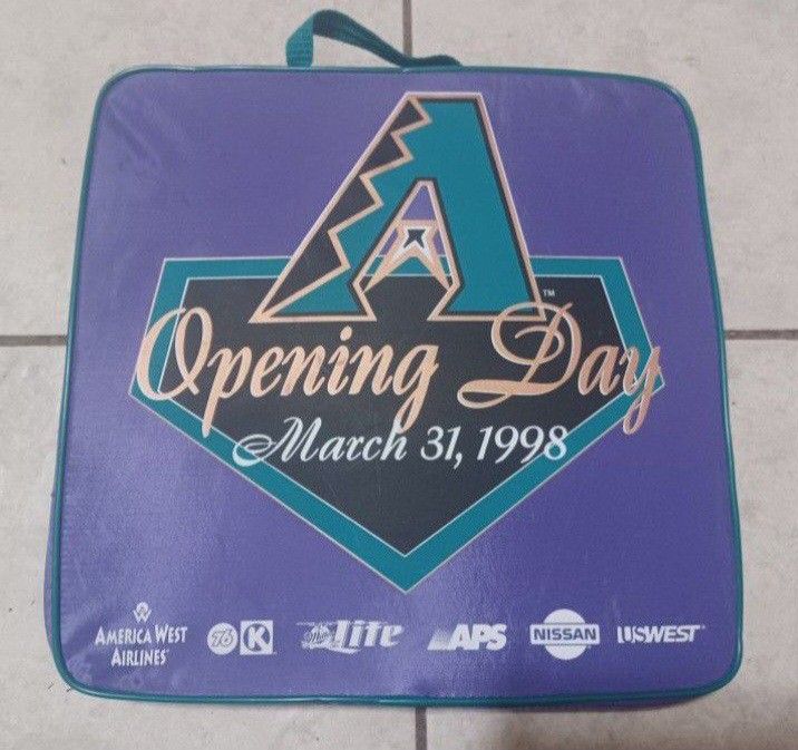 ARIZONA DIAMONDBACKS OPENING DAY 1998 SEAT CUSHION