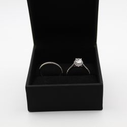 Engagement And Wedding Ring Set