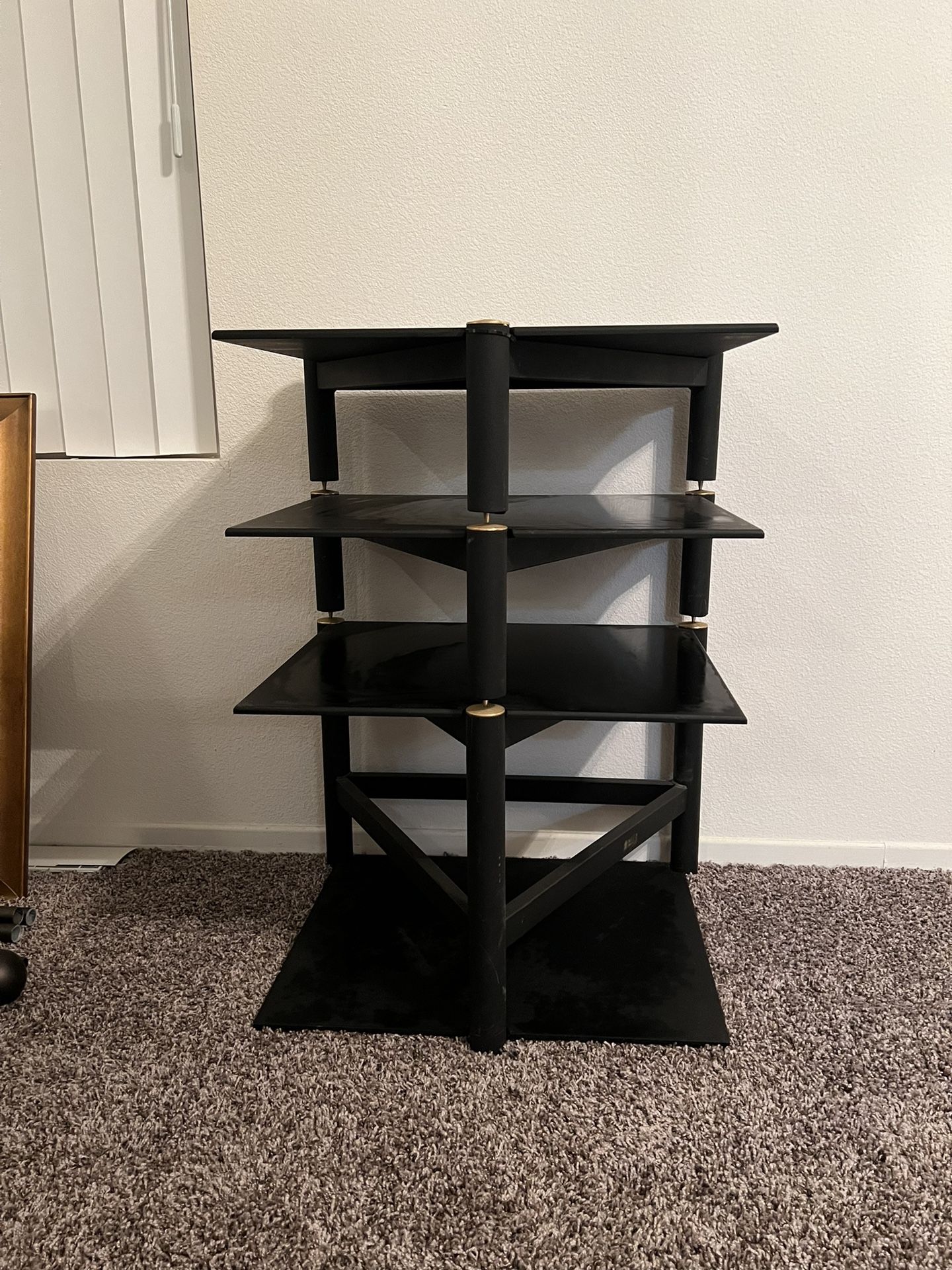 lovan audio rack with 3-piece steel frame for Sale in Monterey Park, CA ...
