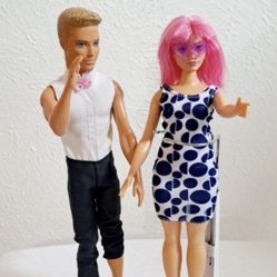 Mattel Ken And Barbie Fashionista Doll Set