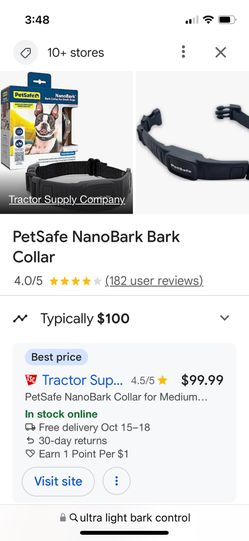 Ultra Light Bark Control (Sonic)