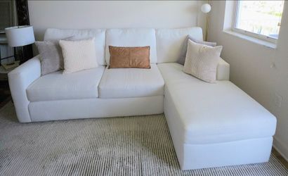 White Sectional