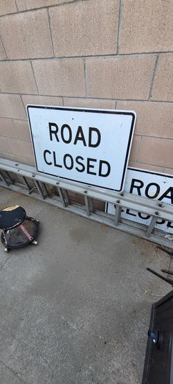 Road Closed Sign
