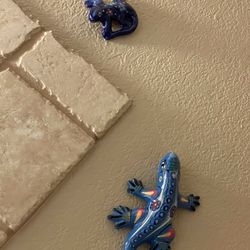 Mexican Art - Small Geckos 