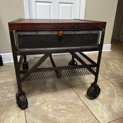 Industrial Style Side Table