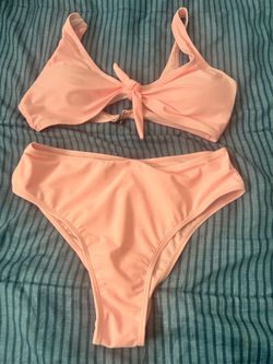 Pink 2 piece bikini size medium