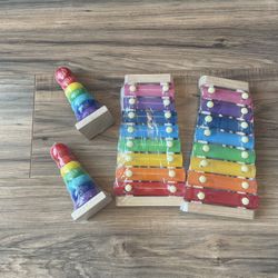 NEW Wooden Baby Toys/instruments - $5!!