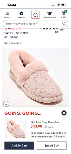 60% OFF BRAND NEW NEVER WORN SKECHERS LADIES PLUSH SLIPPERS 🥿.  SOFT PLUSH GENUINE SUEDE.  SIZE 6.5.  QVC $49 (SEE AD).  SALE ONLY $20 💰💰