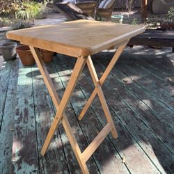 Foldable Wood Table (please Read Description)