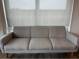 West elm Oliver sofa light grey