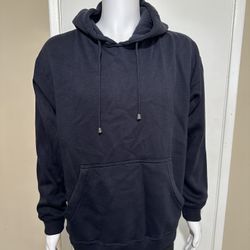 Men’s Navy Blue Pullover Hoodie Size Medium