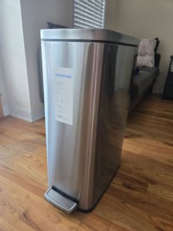 Stainless Steel Trash Can 11.8 Gallon Brightroom