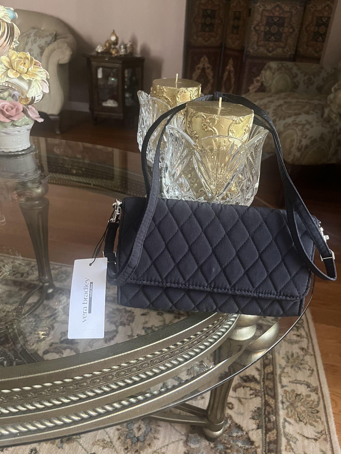 Vera Bradley Brand Black Crossbody Bag