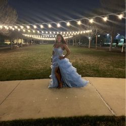 Light Blue Prom Dress