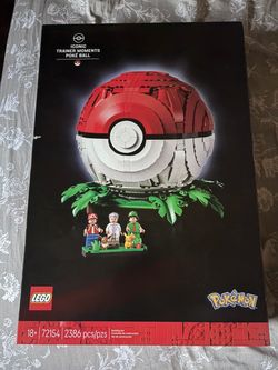 Iconic trainer moments pokeball Lego