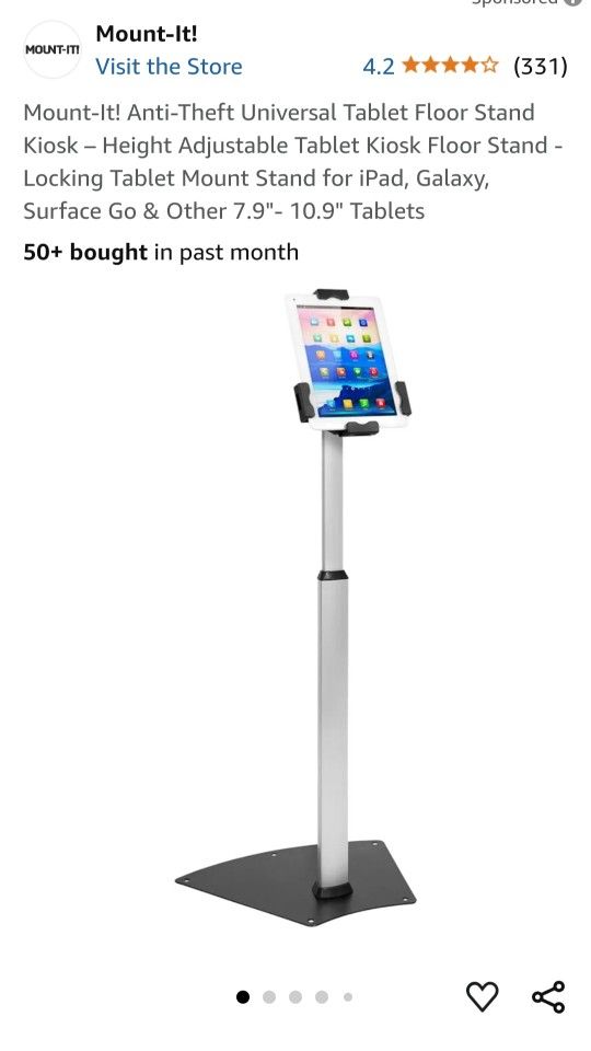 Mount It Tablet Floor Stand