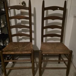 Antique Ladder Back Chairs