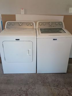 Maytag h.e washer and electric dryer set delivery and installation is free
